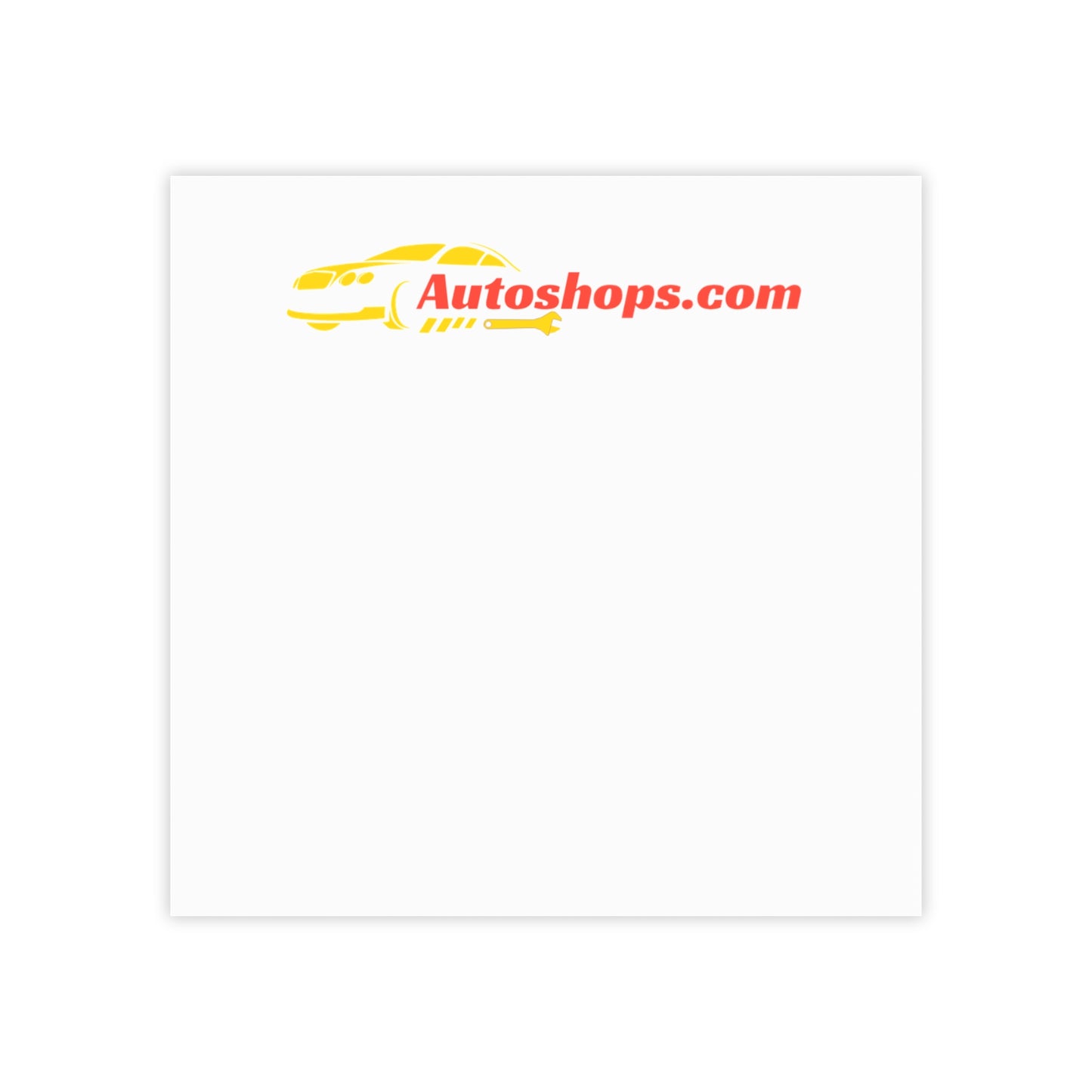 Autoshops.com Post-it Notepad