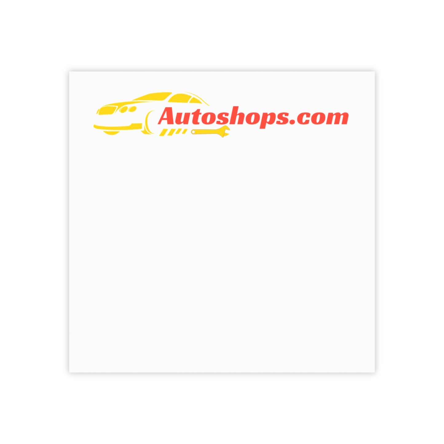 Autoshops.com Post-it Notepad