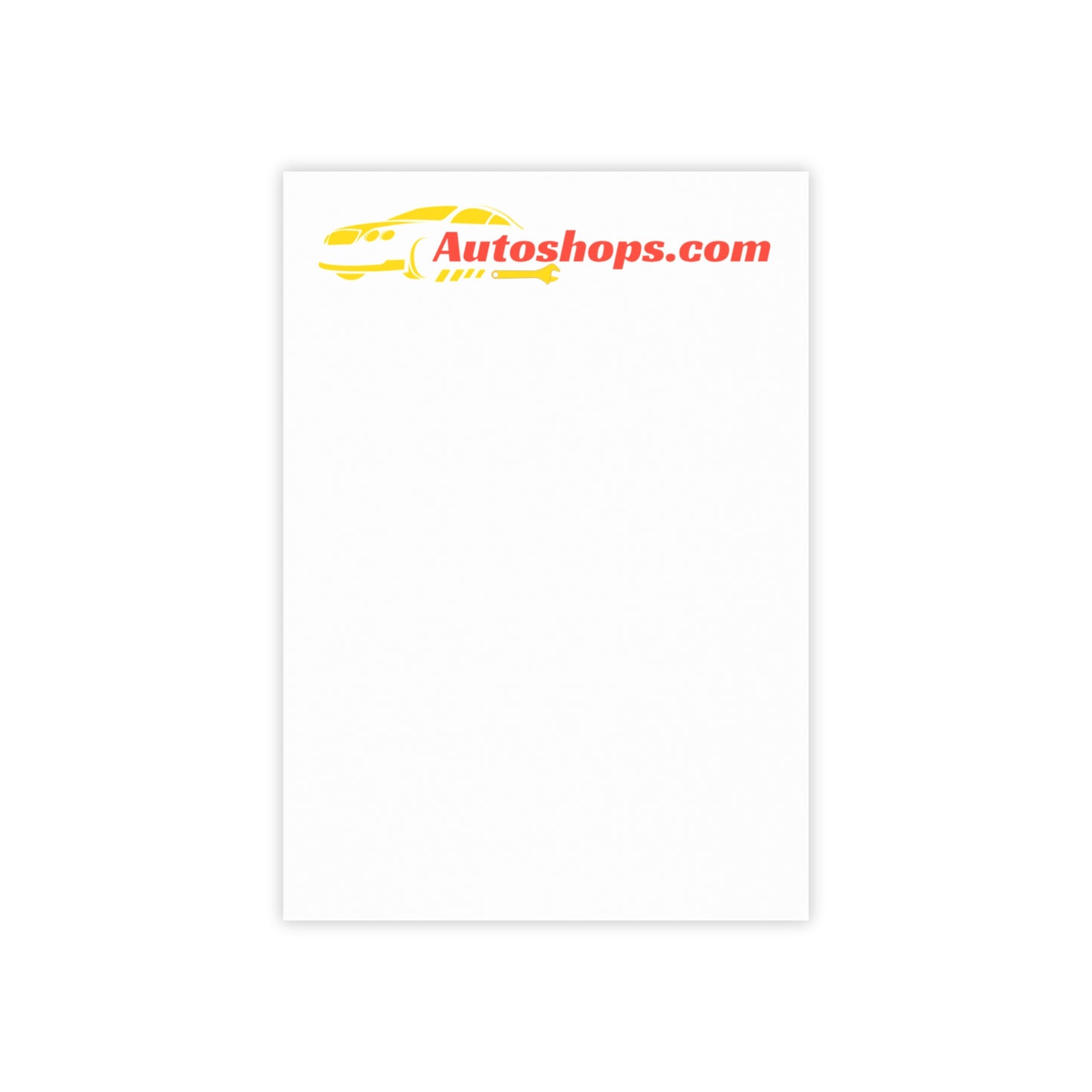 Autoshops.com Post-it Notepad